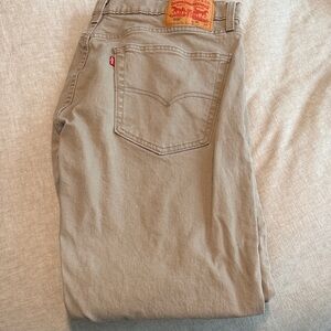 Levi's Men's 505 Tan Jeans Size 36x32 Like New!